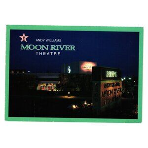 Andy Williams Moon River Theatre Postcard Branson Missouri Night View Vintage